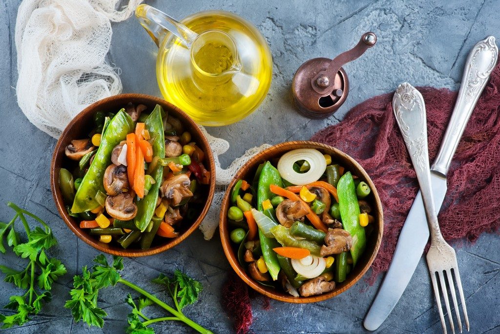 Actual Lifestyle Steam fried mix vegetables